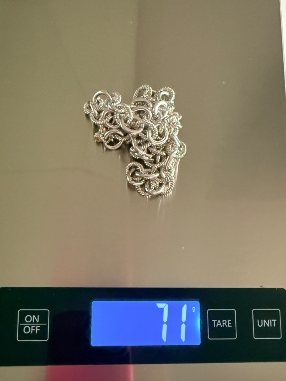 Judith Ripka Heavy Rolo Chain 20” - Picture 12 of 12
